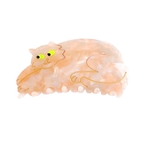 1.ピンクマーブル | ヘアクリップ 猫 動物 | terracotta