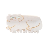 12.ホワイト | ヘアクリップ 猫 動物 | terracotta
