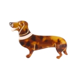 ７．ダックス | ヘアクリップ 犬 動物 | terracotta