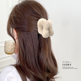 ファー ヘアクリップ ハート | terracotta | 詳細画像8 