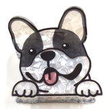 ３．フレンチブルドッグ | 犬 ヘアクリップ 大きめ | terracotta