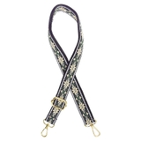 1.細刺繍×ネイティブベージュ | ショルダーストラップ バッグ用 太め | terracotta