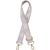 13.チロリアンベージュ紫 | ショルダーストラップ バッグ用 太め | terracotta