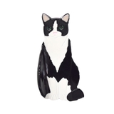 ６．タキシード猫 | ヘアクリップ 猫 動物 | terracotta