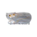 １１．ライトグレー | ヘアクリップ 猫 動物 | terracotta