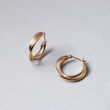 ゴールド | ピアス フープ アクセサリー via Capri プチプラ 夏 ギフト | THE KISS 