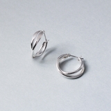 シルバー | ピアス フープ アクセサリー via Capri プチプラ 夏 ギフト | THE KISS 