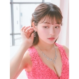 ボタニカル×雫型パーツビジュイヤリング&ネックレスセット 2点セット | Tika | 詳細画像2