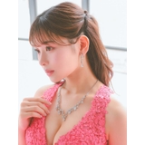 ボタニカル×雫型パーツビジュイヤリング&ネックレスセット 2点セット | Tika | 詳細画像4