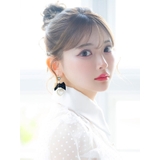 ベロアリボン×パールハートビジューピアス 韓国アクセサリー ピアス | Tika | 詳細画像2