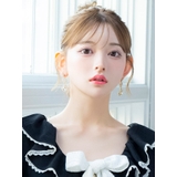 大小ビジュー2連チャームピアス 韓国アクセサリー ピアス | Tika | 詳細画像2