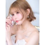 リーフカットポイントビジューピアス&ネックレスセット リーフモチーフ | Tika | 詳細画像2
