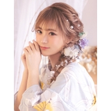 ドライフラワーモチーフガーリーヘアアクセサリー11点セット 浴衣アクセサリー | Tika | 詳細画像4