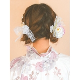 ドライフラワーモチーフガーリーヘアアクセサリー11点セット 浴衣アクセサリー | Tika | 詳細画像2
