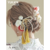 フラワー×和風ヘアアクセサリー16点セット 浴衣小物 浴衣アクセサリー | Tika | 詳細画像2 