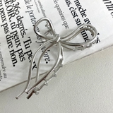 シルバー | ★WEB限定★シルバーリボンヘアクリップ | non-hedge