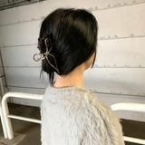 ★WEB限定★シルバーリボンヘアクリップ | non-hedge | 詳細画像3