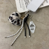 アイボリー | ファーハートチャームストラップ | non-hedge 