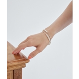 パールクロスチェーンブレスレット パール素材で女性らしさを演出 小物 | titivate | 詳細画像9 