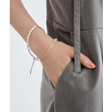 パールクロスチェーンブレスレット パール素材で女性らしさを演出 小物 | titivate | 詳細画像11 