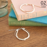 パールクロスチェーンブレスレット パール素材で女性らしさを演出 小物 | titivate | 詳細画像1 