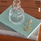 ミックスリングピアス 2連デザインが上品 小物 | titivate | 詳細画像1
