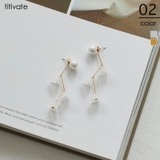 フラワーロングピアス | titivate | 詳細画像1