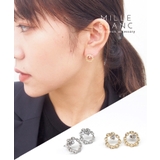 mille blanc チェーンリング2wayピアス | TRANSIT ACCSESSORY | 詳細画像1