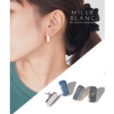mille blanc ぽってりモチーフピアス | TRANSIT ACCSESSORY | 詳細画像1