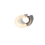 ベージュ | mille blanc アクリルコンビイヤーカフ | TRANSIT ACCSESSORY