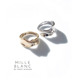 mille blanc メタルデザインリング | TRANSIT ACCSESSORY  | 詳細画像1 