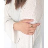 mille blanc メタルデザインリング | TRANSIT ACCSESSORY  | 詳細画像2 