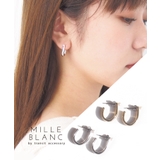 mille blanc 2wayフープピアス | TRANSIT ACCSESSORY | 詳細画像1