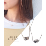 mille blanc メタルストーンネックレス | TRANSIT ACCSESSORY  | 詳細画像1 