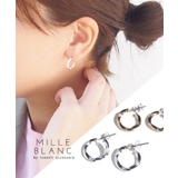 mille blanc フープピアス | TRANSIT ACCSESSORY | 詳細画像1