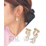 mille blanc パールゴールドイヤリング | TRANSIT ACCSESSORY  | 詳細画像1 