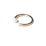 mille blanc パールつきゴールドリング | TRANSIT ACCSESSORY  | 詳細画像4 