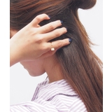 mille blanc パールつきゴールドリング | TRANSIT ACCSESSORY  | 詳細画像1 