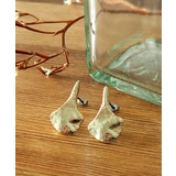 ゴールド | ピアス ポストピアス テクスチャー | TRANSIT ACCSESSORY