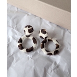 ベージュ | 【milleblanc】ピアス アニマル レオパード | TRANSIT ACCSESSORY 