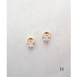 H | ピアス ポストピアス キュービックジルコニア | TRANSIT ACCSESSORY