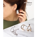 【milleblanc】ピアス ポストピアス フープピアス | TRANSIT ACCSESSORY | 詳細画像1