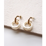ホワイト | ピアス アクリル ポストピアス | TRANSIT ACCSESSORY