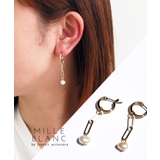 【mille blanc】ピアス 淡水パール | TRANSIT ACCSESSORY  | 詳細画像1 