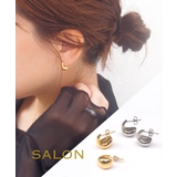 SALON ぷっくり立体フープピアス 厚メッキ | TRANSIT ACCSESSORY | 詳細画像1
