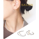 SALON K14GF×SV925ピアス バイカラー | TRANSIT ACCSESSORY | 詳細画像1
