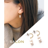SALON オリジナル淡水パールピアス 華奢 | TRANSIT ACCSESSORY  | 詳細画像1 