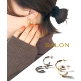 SALON オリジナルぷっくりフープピアス サージカル | TRANSIT ACCSESSORY | 詳細画像1