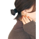 SALON オリジナルぷっくりフープピアス サージカル | TRANSIT ACCSESSORY | 詳細画像2