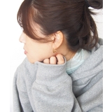 SALON オリジナルぷっくりフープピアス サージカル | TRANSIT ACCSESSORY | 詳細画像3